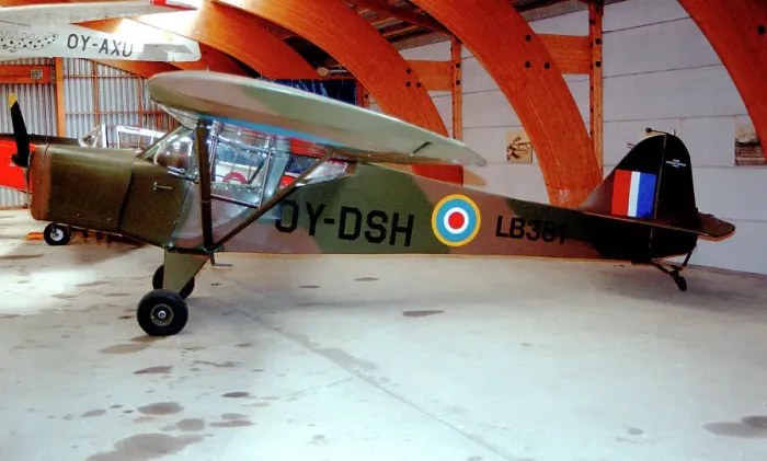 Framed Print : Taylorcraft Plus D OY-DSH - LB381 Framed Print : Taylorcraft Plus D OY-DSH - LB381