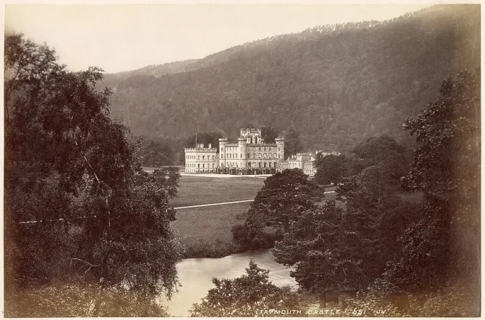 Framed Print : Taymouth Castle, Perth. Date: circa 1887 Framed Print : Taymouth Castle, Perth. Date: circa 1887