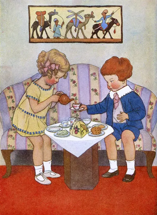 Framed Print : Tea for Two Framed Print : Tea for Two