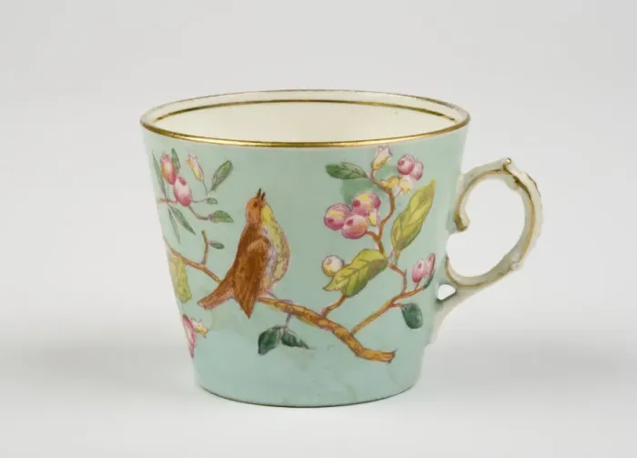 Framed Print : Tea cup made from glazed hard-paste porcelain Framed Print : Tea cup made from glazed hard-paste porcelain