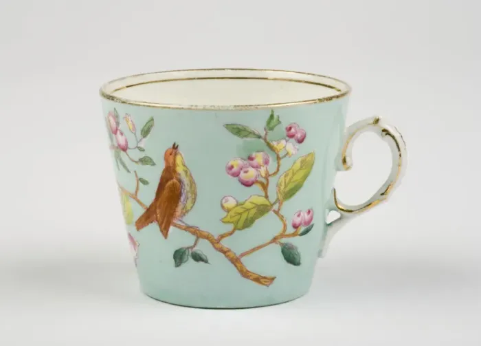 Framed Print : Tea cup made from glazed hard-paste porcelain Framed Print : Tea cup made from glazed hard-paste porcelain