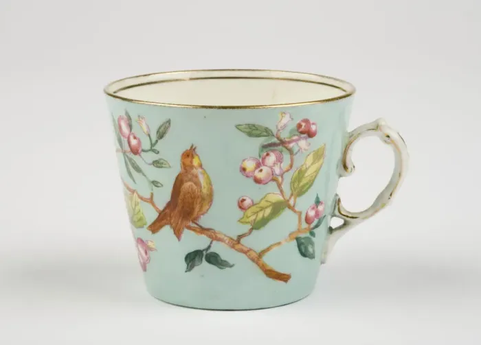 Framed Print : Tea cup made from glazed hard-paste porcelain Framed Print : Tea cup made from glazed hard-paste porcelain