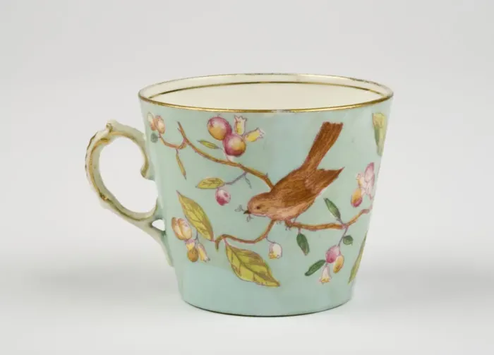 Framed Print : Tea cup made from glazed hard-paste porcelain Framed Print : Tea cup made from glazed hard-paste porcelain