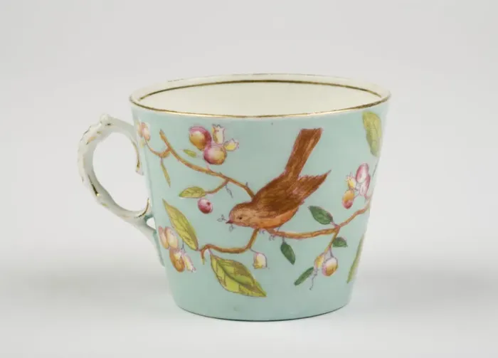 Framed Print : Tea cup made from glazed hard-paste porcelain Framed Print : Tea cup made from glazed hard-paste porcelain