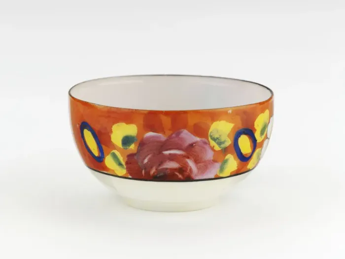 Framed Print : Tea cup. Glazed porcelain tea cup, from a childs part tea-service
