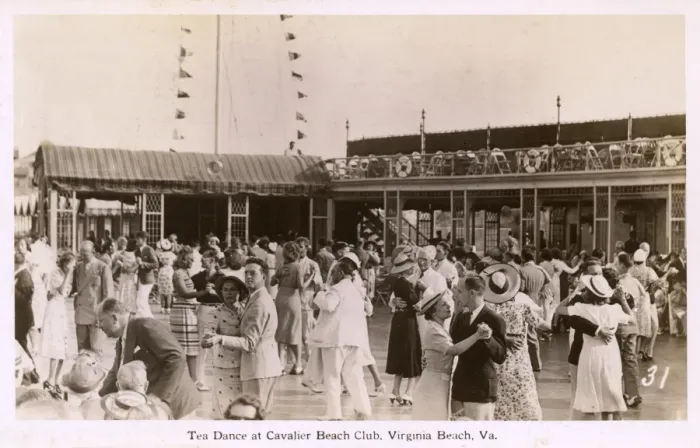 Framed Print : Tea dance at Virginia Beach, Virginia, USA Framed Print : Tea dance at Virginia Beach, Virginia, USA