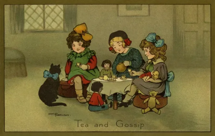 Framed Print : Tea and gossip Framed Print : Tea and gossip
