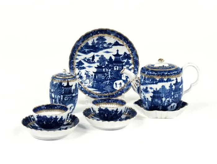 Framed Print : Tea set, group shot Framed Print : Tea set, group shot