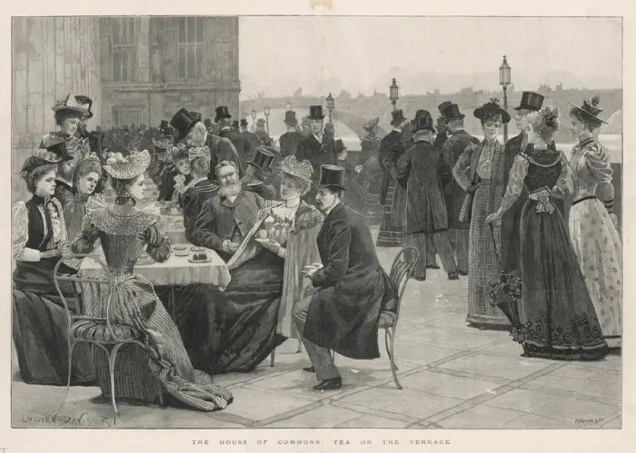 Framed Print : TEA AT WESTMINSTER Framed Print : TEA AT WESTMINSTER