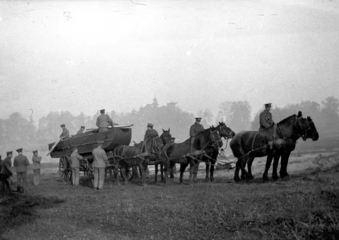 Framed Print : Team of horses pulling a cart Framed Print : Team of horses pulling a cart