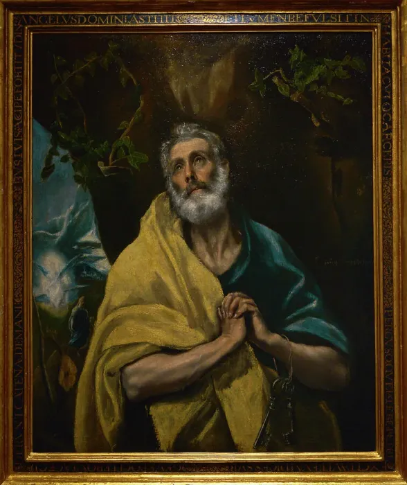Framed Print : The tears of Saint Peter, circa 1587-1596, by El Greco Framed Print : The tears of Saint Peter, circa 1587-1596, by El Greco