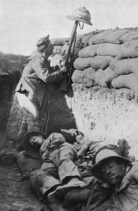 Framed Print : Teasing the Turk, WW1