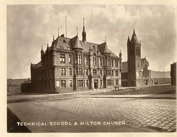 Technical School and Milton Church, Huddersfield