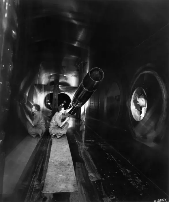 Framed Print : Technicians at NACAs Lewis Flight Propulsion Laboratory Framed Print : Technicians at NACAs Lewis Flight Propulsion Laboratory