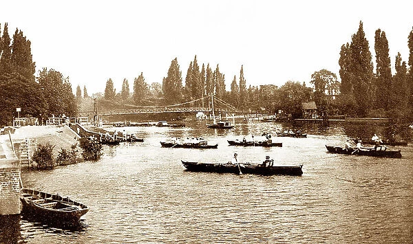 Teddington Lock, early 1900s