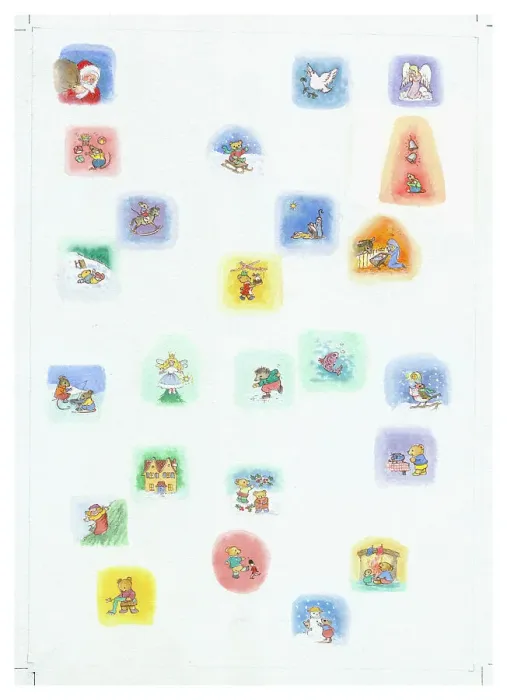 Framed Print : Teddy Bears advent inner to match Image 10797596 Framed Print : Teddy Bears advent inner to match Image 10797596