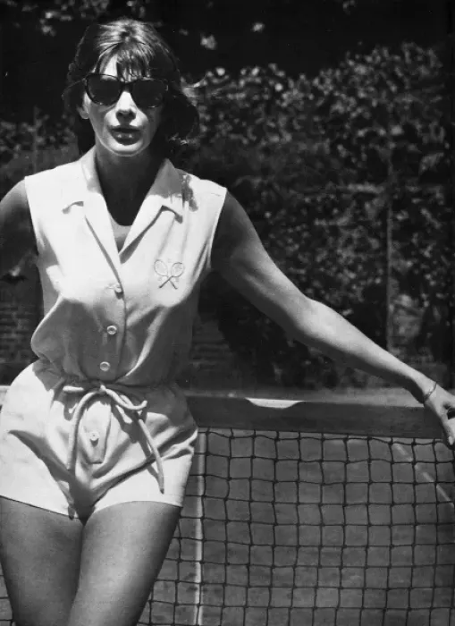 Framed Print : Teddy Tinling tennis outfit, 1962 Framed Print : Teddy Tinling tennis outfit, 1962