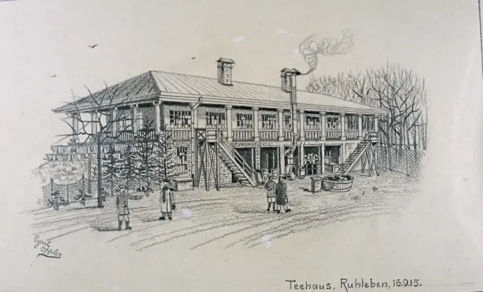 Framed Print : Teehaus, Ruhleben Framed Print : Teehaus, Ruhleben