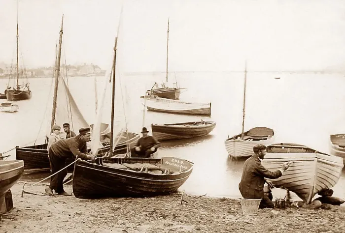 Framed Print : Teignmouth fishermen Framed Print : Teignmouth fishermen