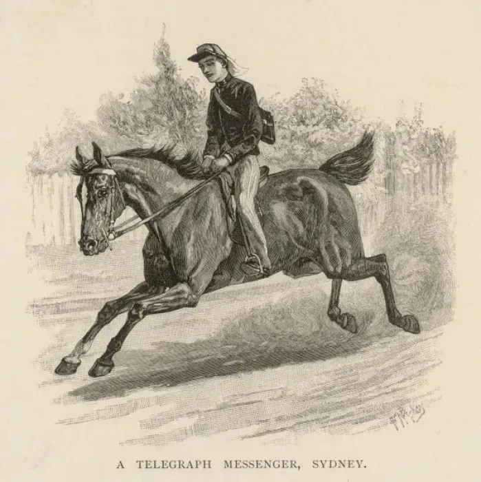 Framed Print : Telegraph / Australia / 1891 Framed Print : Telegraph / Australia / 1891