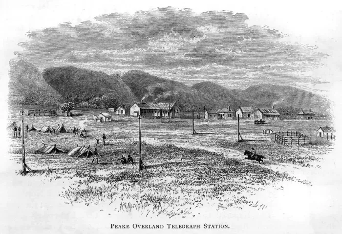 Framed Print : TELEGRAPH / AUSTRALIA / C19 Framed Print : TELEGRAPH / AUSTRALIA / C19