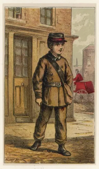 Framed Print : Telegraph Boy (Petherick Framed Print : Telegraph Boy (Petherick