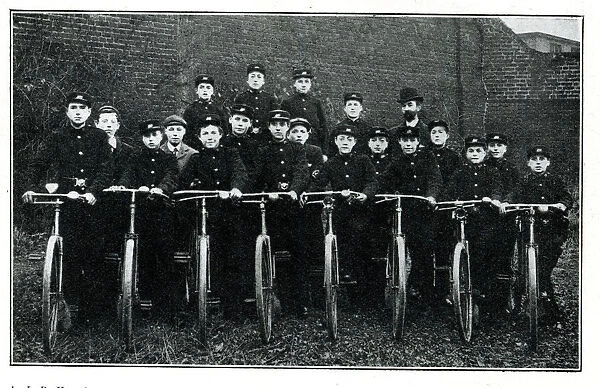 Telegraph Boys with Bicycles, Kingston-upon-Thames