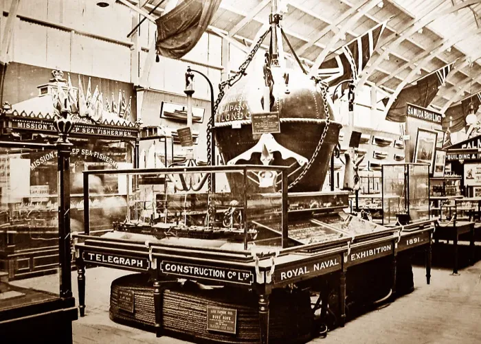 Framed Print : Telegraph Construction Company exhibit, Royal Framed Print : Telegraph Construction Company exhibit, Royal