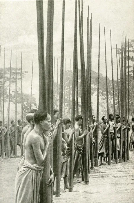 Framed Print : Telegraph poles for railway, Tanganyika, East Africa Framed Print : Telegraph poles for railway, Tanganyika, East Africa