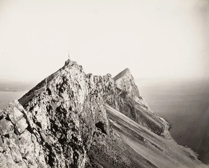 Framed Print : Telegraph signal station, Gibraltar Framed Print : Telegraph signal station, Gibraltar