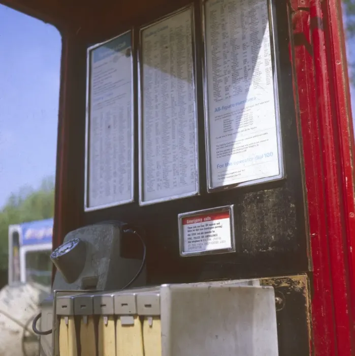Framed Print : Telephone Box Interior Framed Print : Telephone Box Interior