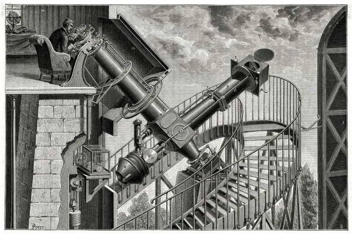 Framed Print : TELESCOPE, PARIS Framed Print : TELESCOPE, PARIS