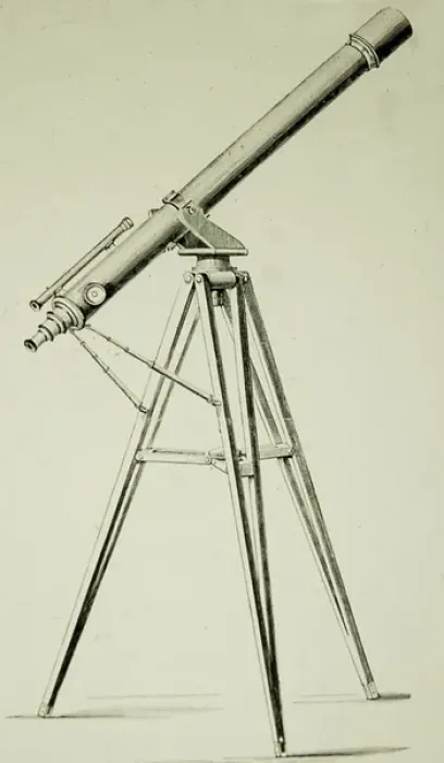 Framed Print : Telescope on a Tripod Framed Print : Telescope on a Tripod