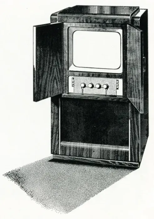 Framed Print : Television console Framed Print : Television console