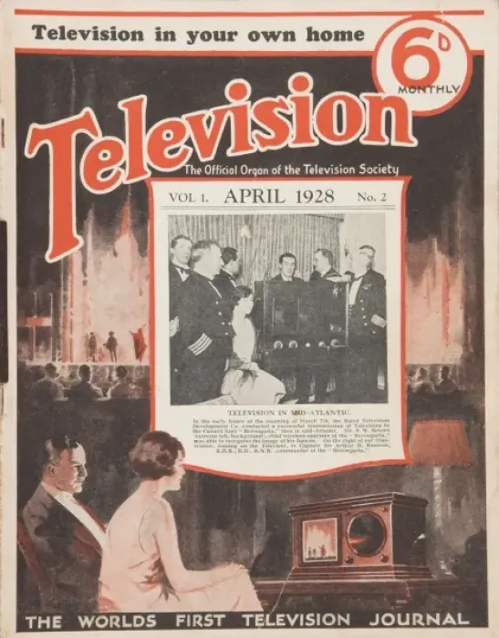 Framed Print : Television magazine cover Framed Print : Television magazine cover