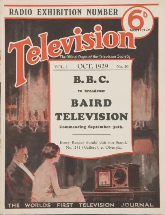 Framed Print : Television magazine cover