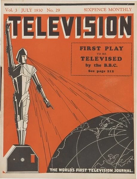 Television magazine cover