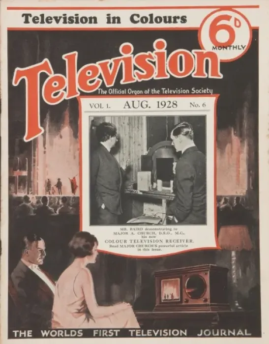 Framed Print : Television magazine cover Framed Print : Television magazine cover