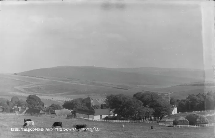 Framed Print : Telscombe and the Downs Framed Print : Telscombe and the Downs
