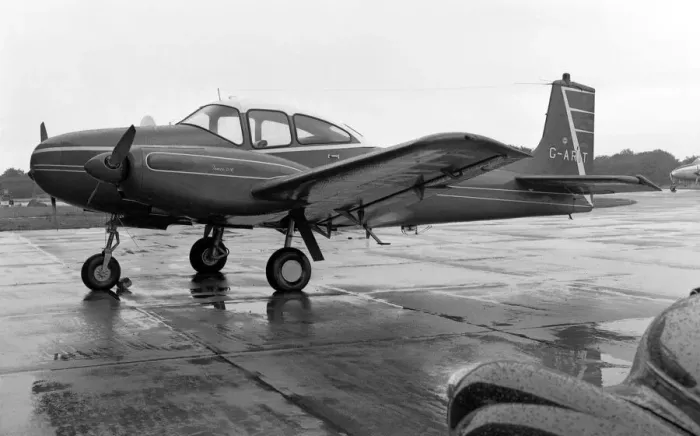 Framed Print : Temco - Riley D. 16 Twin Navion G-ARIT