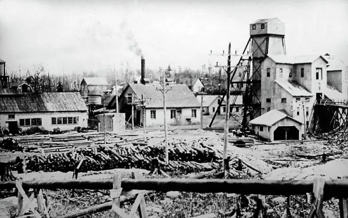 Framed Print : Temiskaming Mine, Cobalt, Ontario, Canada, early 1900s Framed Print : Temiskaming Mine, Cobalt, Ontario, Canada, early 1900s