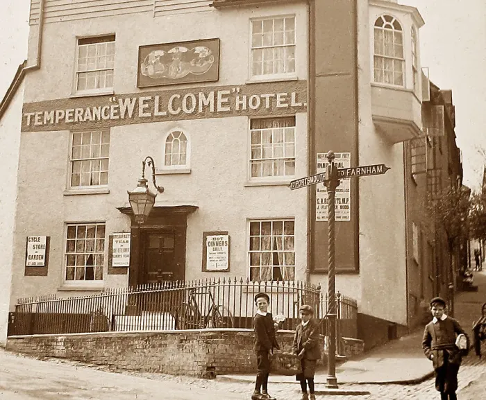 Framed Print : Temperance Hotel Framed Print : Temperance Hotel