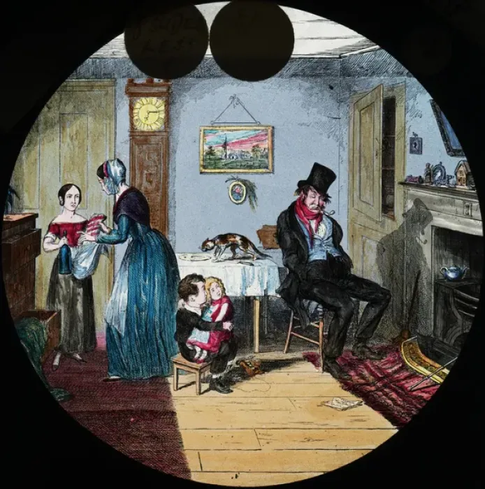 Framed Print : Temperance Tale - The Bottle part 1 Framed Print : Temperance Tale - The Bottle part 1