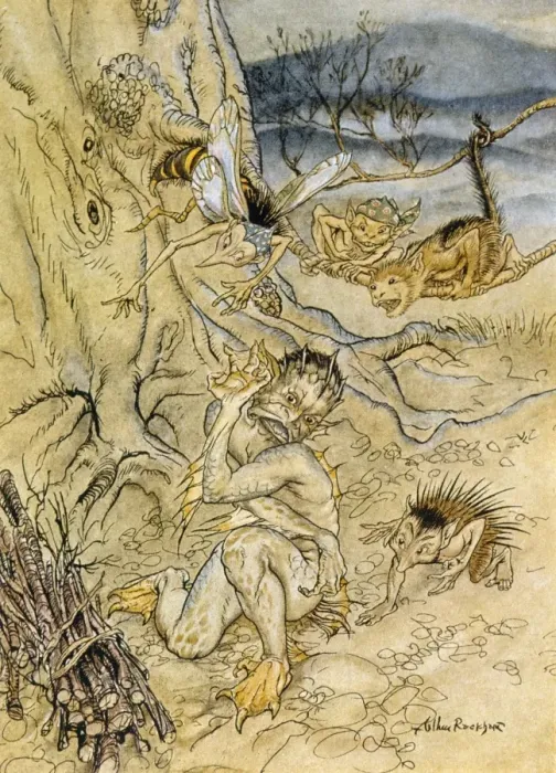Framed Print : Tempest  /  Rackham  /  Act2Sce2