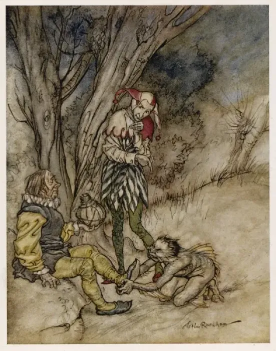 Framed Print : Tempest / Rackham / Act2Sce2 Framed Print : Tempest / Rackham / Act2Sce2