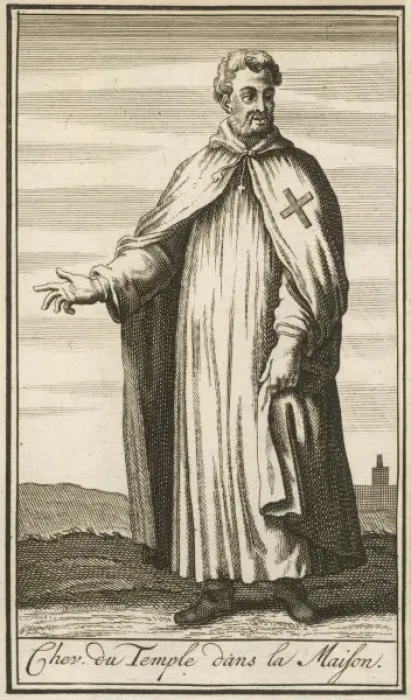 Framed Print : Templar in House Dress Framed Print : Templar in House Dress