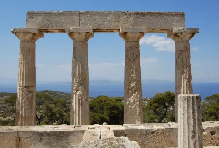 Framed Print : Temple of Aphaia. Greece Framed Print : Temple of Aphaia. Greece
