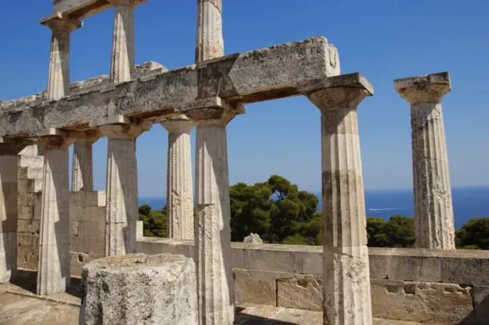 Framed Print : Temple of Aphaia. Greece Framed Print : Temple of Aphaia. Greece