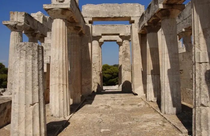 Framed Print : Temple of Aphaia. Greece Framed Print : Temple of Aphaia. Greece