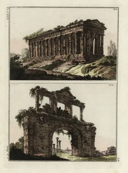 Framed Print : Temple and Arch of Theseus Framed Print : Temple and Arch of Theseus